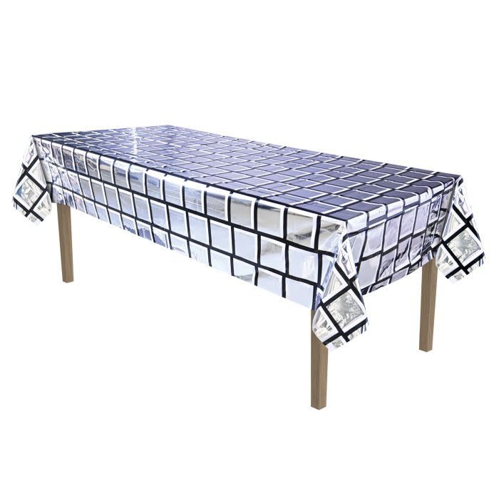 Table Cover Metallic Disco Ball