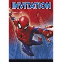 8CT INVITE  SPIDER-MAN