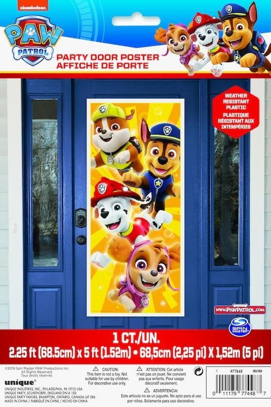 DOOR POSTER PAW PATROL