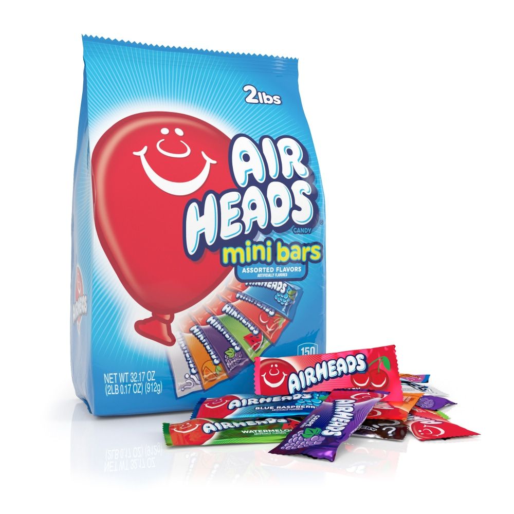 Airheads Mini Candy Bars Taffy - 2 lbs