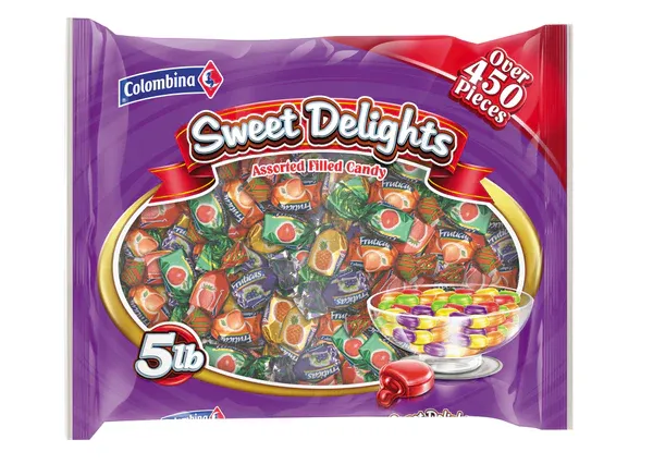Colombina Fruity Delights Hard Candy - 5lbs