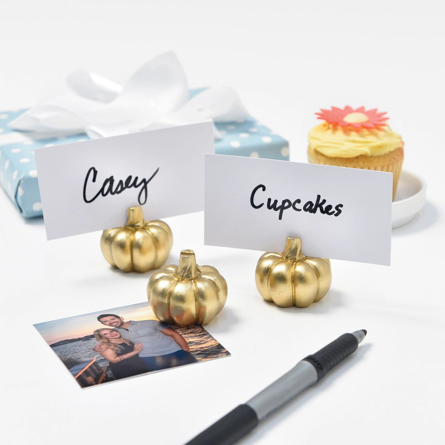 Pumpkin Place Card Holders-6ct