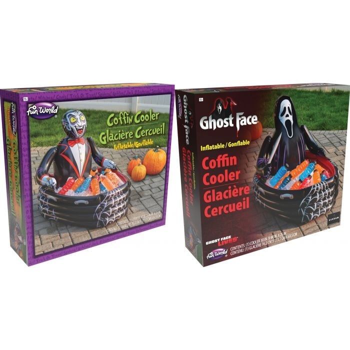 GHOST FACE INFLATABLE COFFIN COOLER