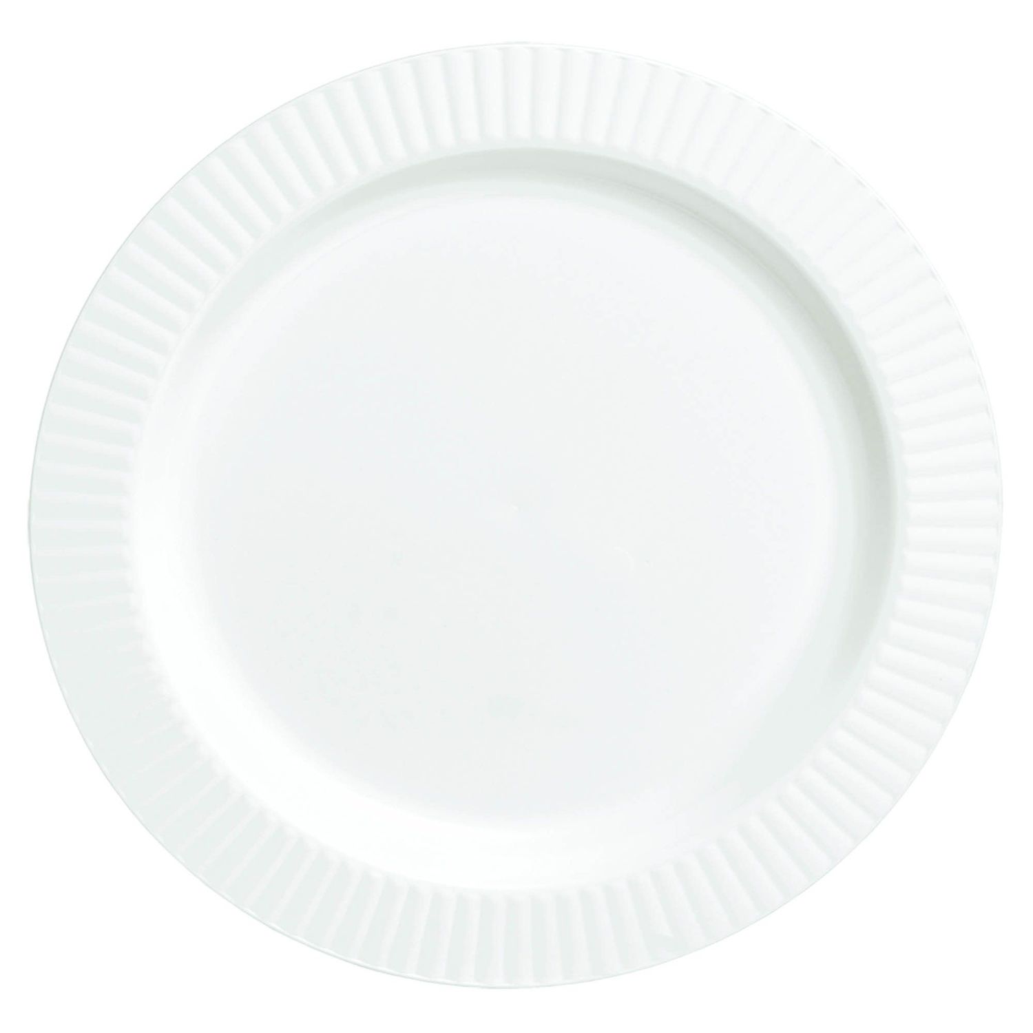 10.25in WHITE PREMIUM PLASTIC