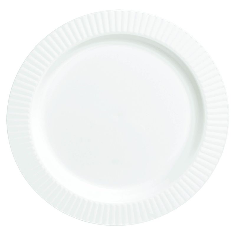 10.25in WHITE PREMIUM PLASTIC