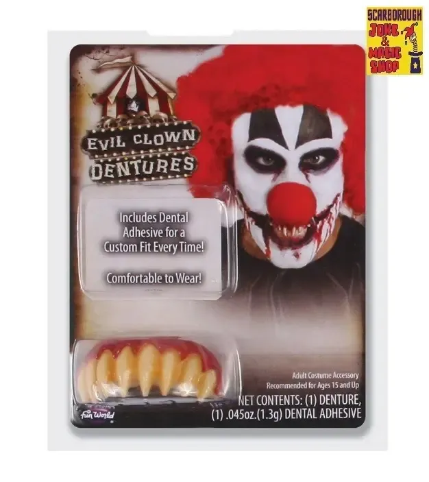 EVIL CLOWN DENTURES