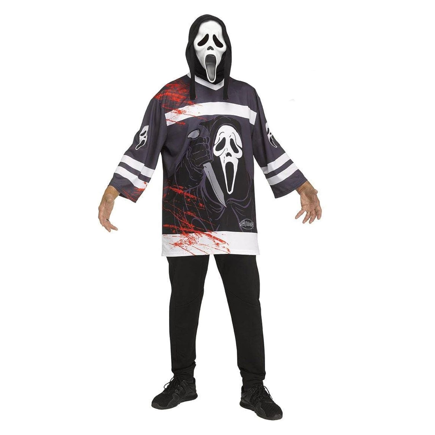 GHOST FACE HOCKEY JERSEY AND MASK
