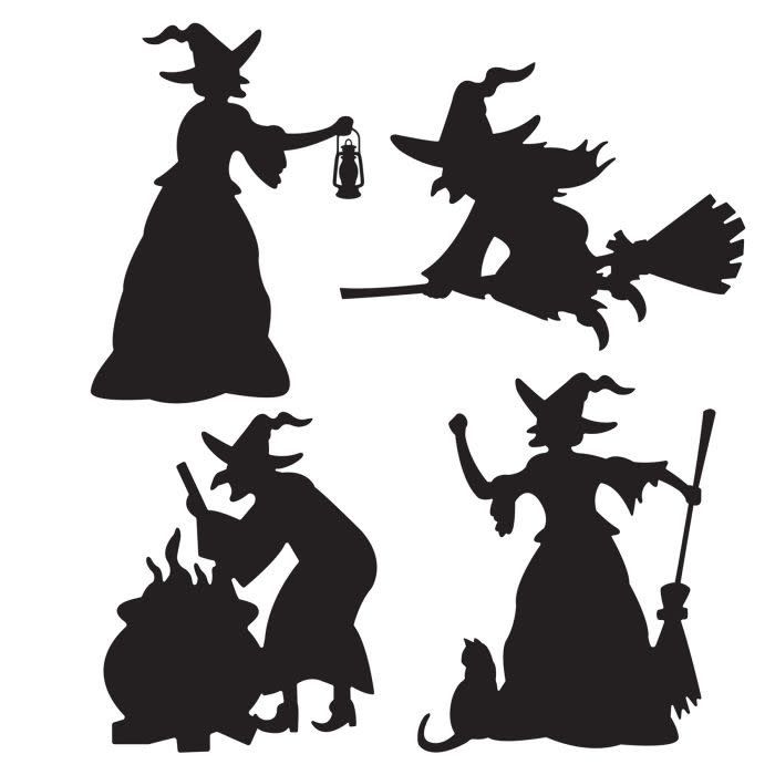 Witch Silhouettes-4ct