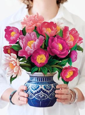 Peony Paradise Pop Up Flower Bouquet