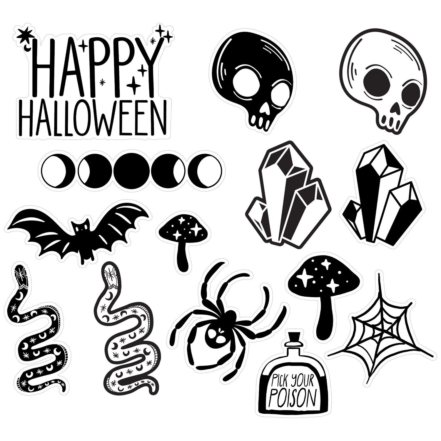 12CT CUTOUTS SPELLBOUND