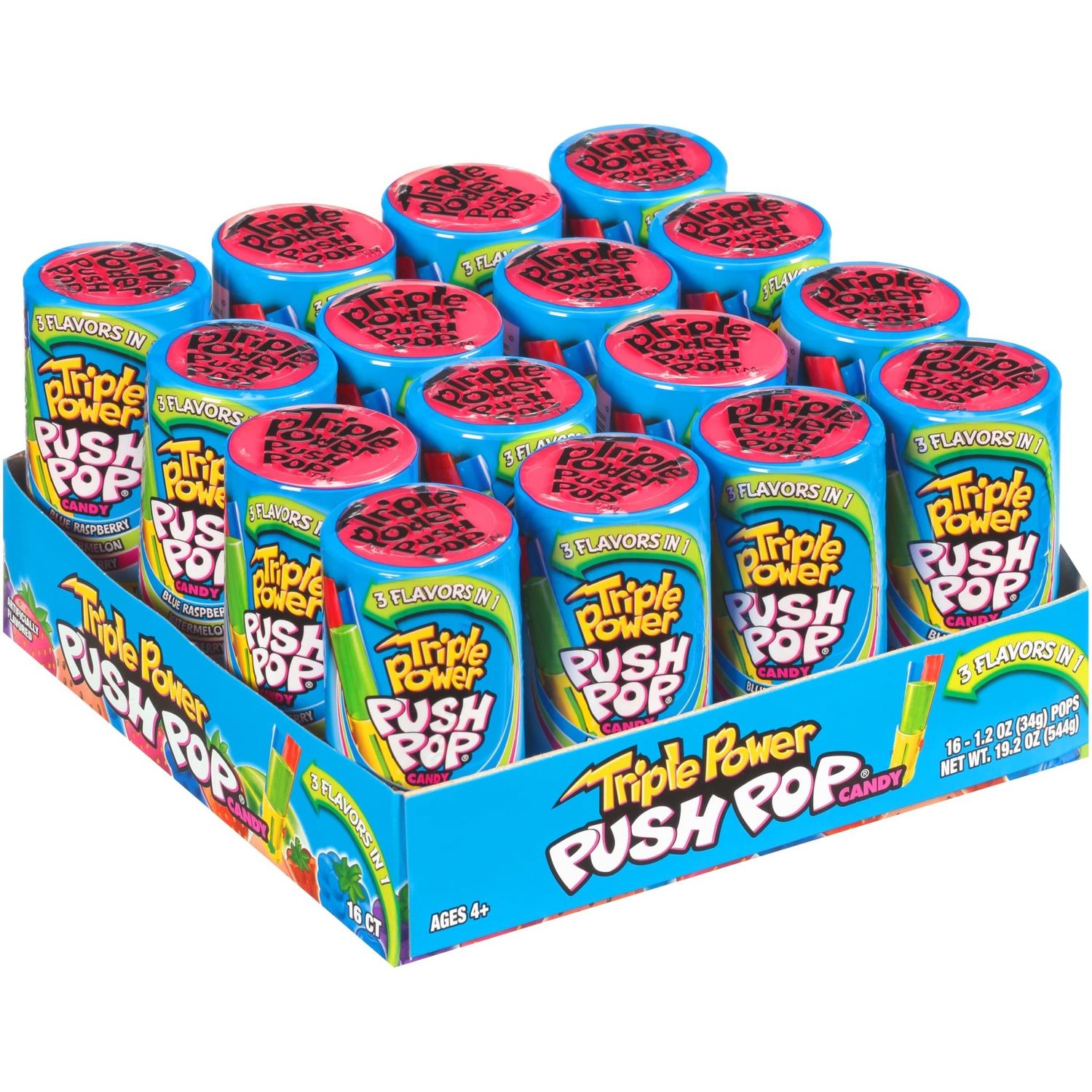 Triple Power Push Pop