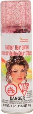 GLITTER HAIR SPRAY RED