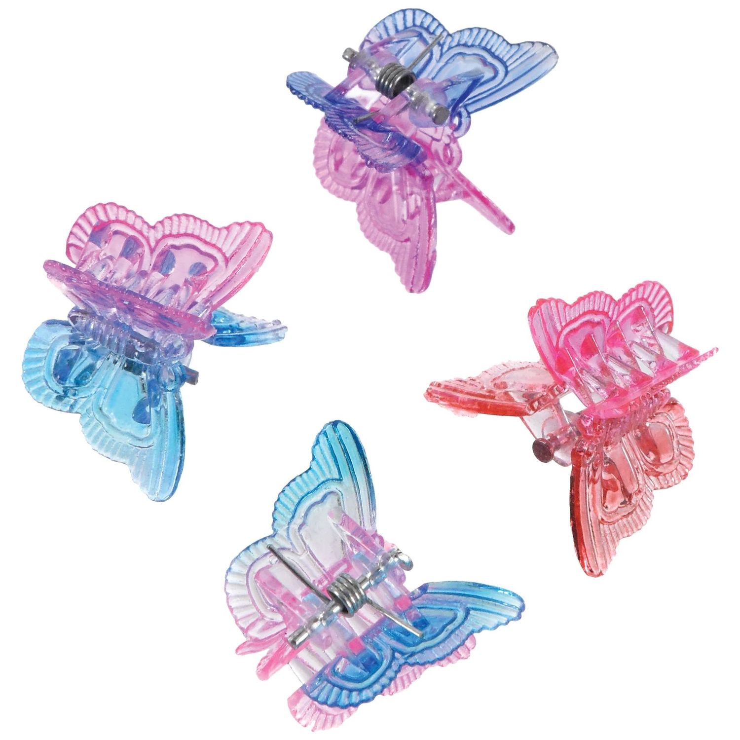 24CT BUTTERFLY HAIR CLIPS
