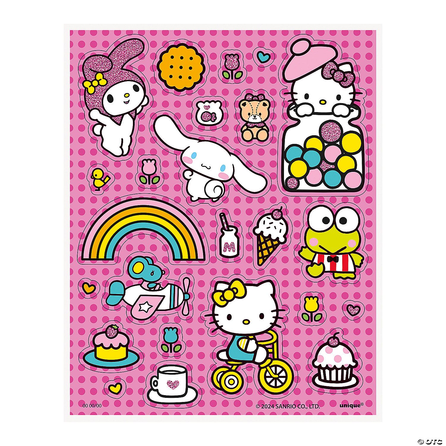 96CT STICKERS HELLO KITTY
