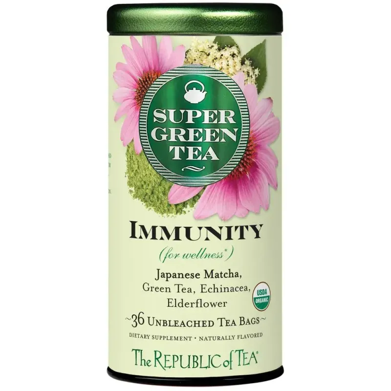 REPUBLIC OF TEA SUPER GREEN TEA IMMUNITY
