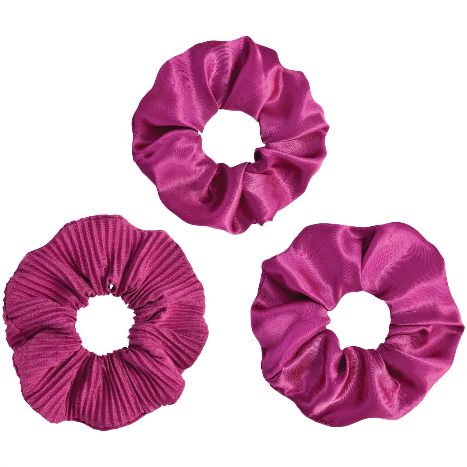 Scrunchies - Pink-3ct