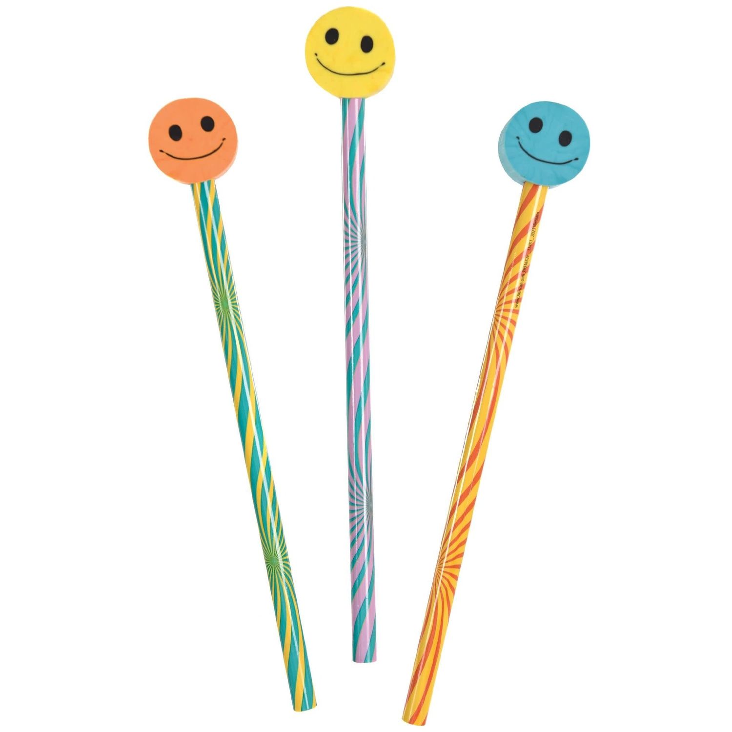 Pencils w/ Eraser Toppers-12ct