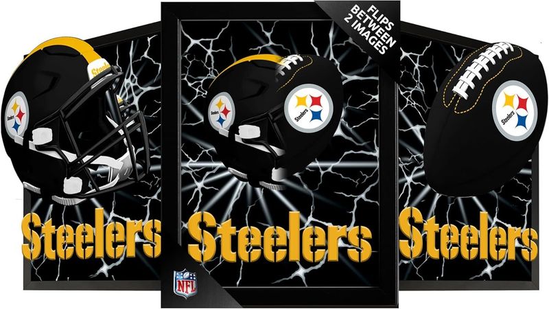 12inX16in 3D LENTICULAR POSTER STEELERS