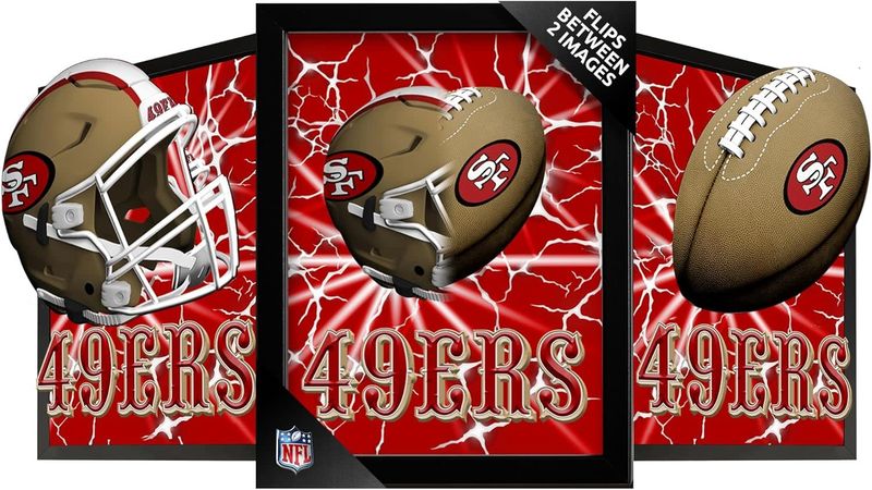 12inX16in 3D LENTICULAR POSTER 49ERS