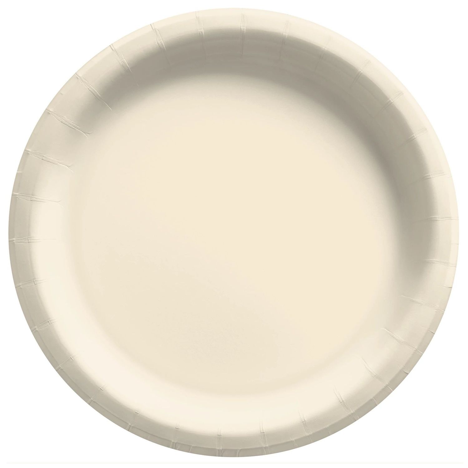 20ct 9in Paper Plate Vanilla