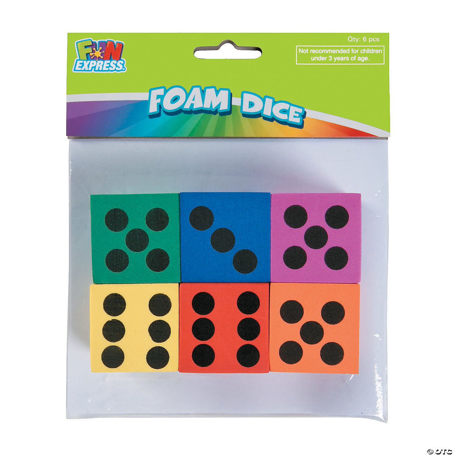 6CT FOAM DICE