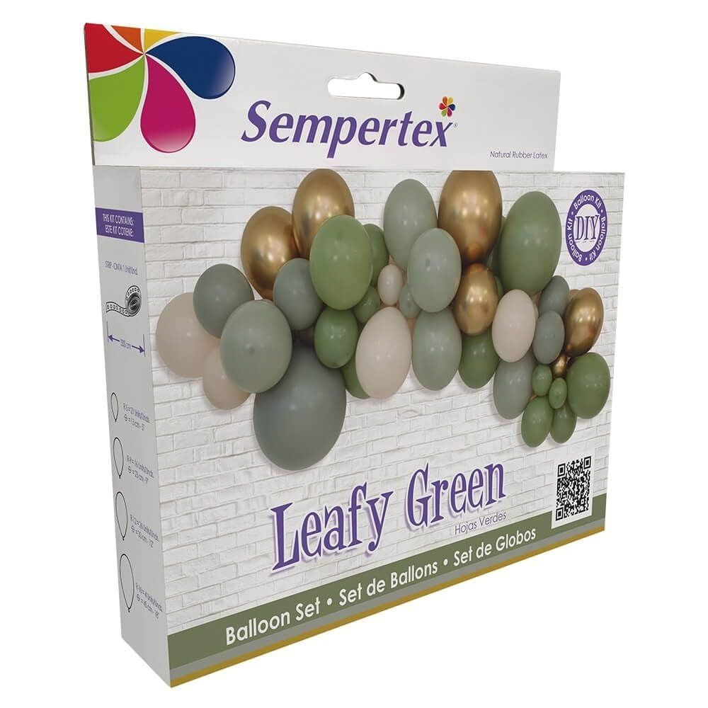 BALLOON GARLAND KIT LEAFY GREEN