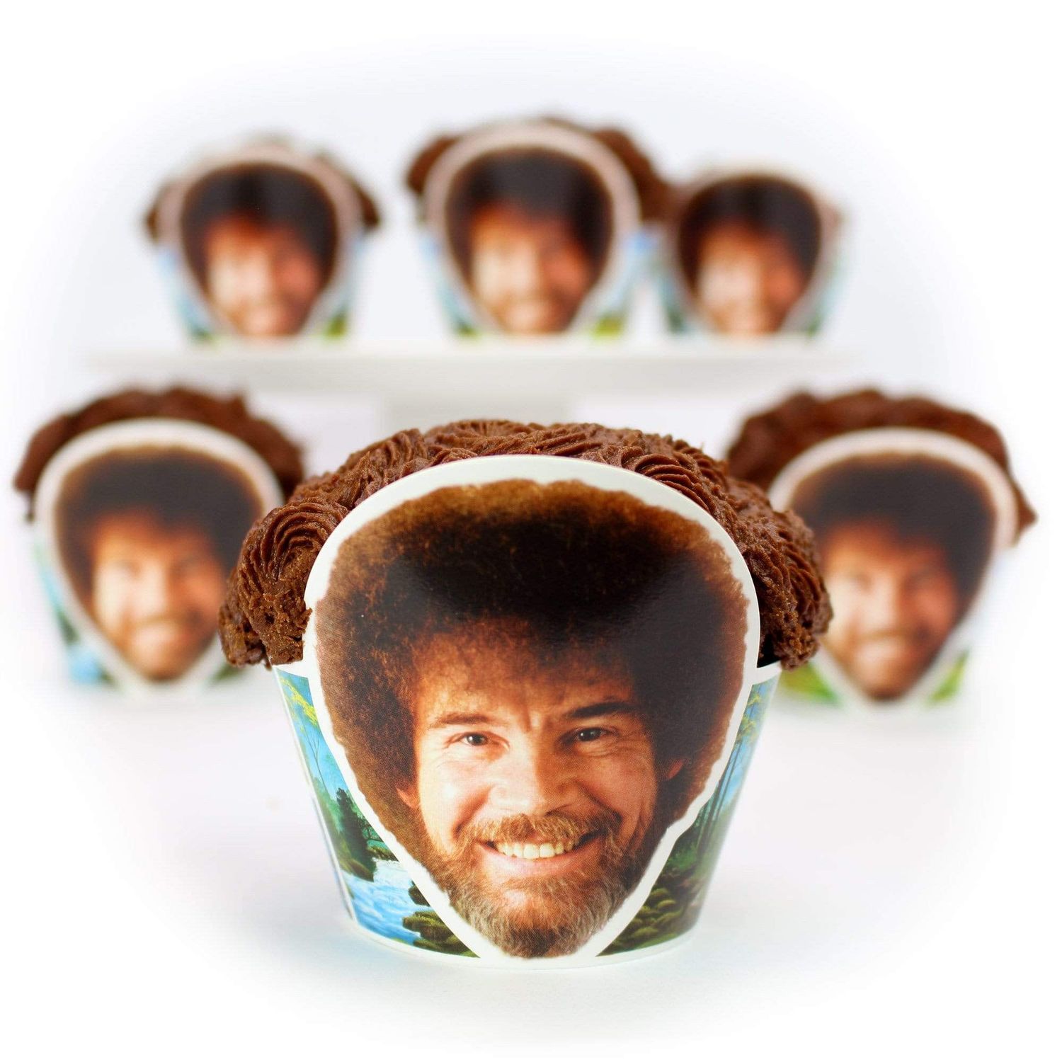 12CT CUPCAKE WRAPPERS BOB ROSS