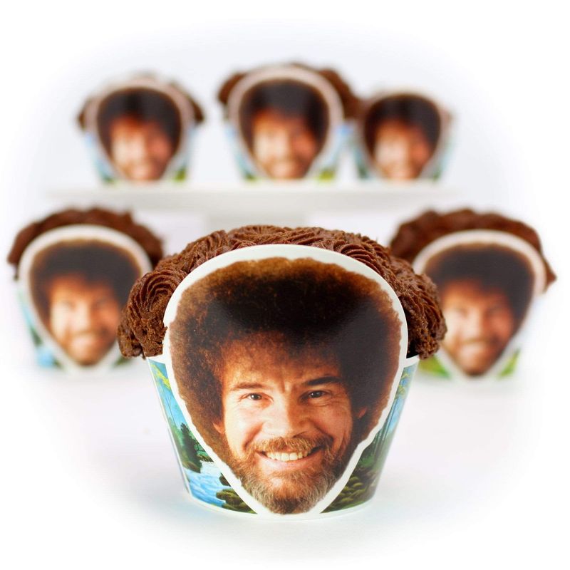 12CT CUPCAKE WRAPPERS BOB ROSS