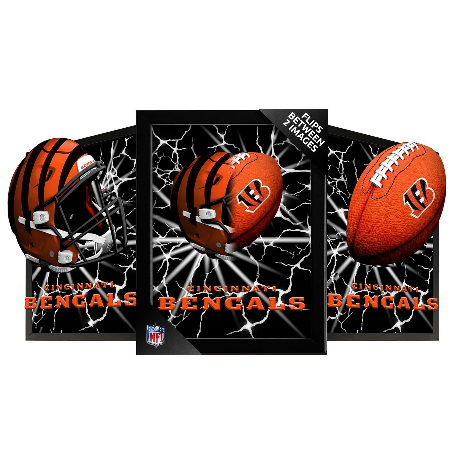 12inX16in 3D LENTICULAR POSTER BENGALS