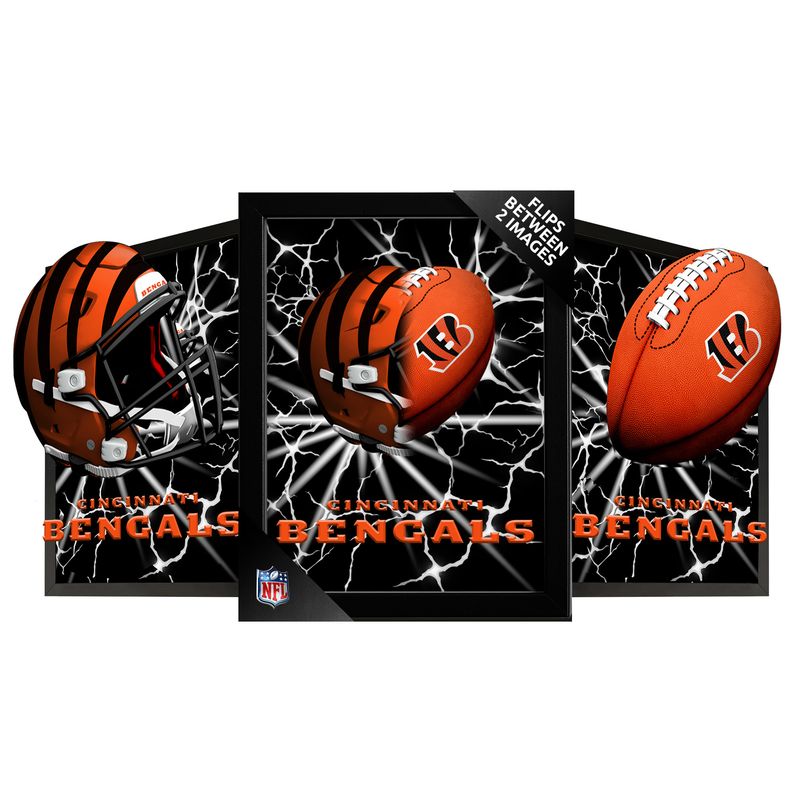 12inX16in 3D LENTICULAR POSTER BENGALS