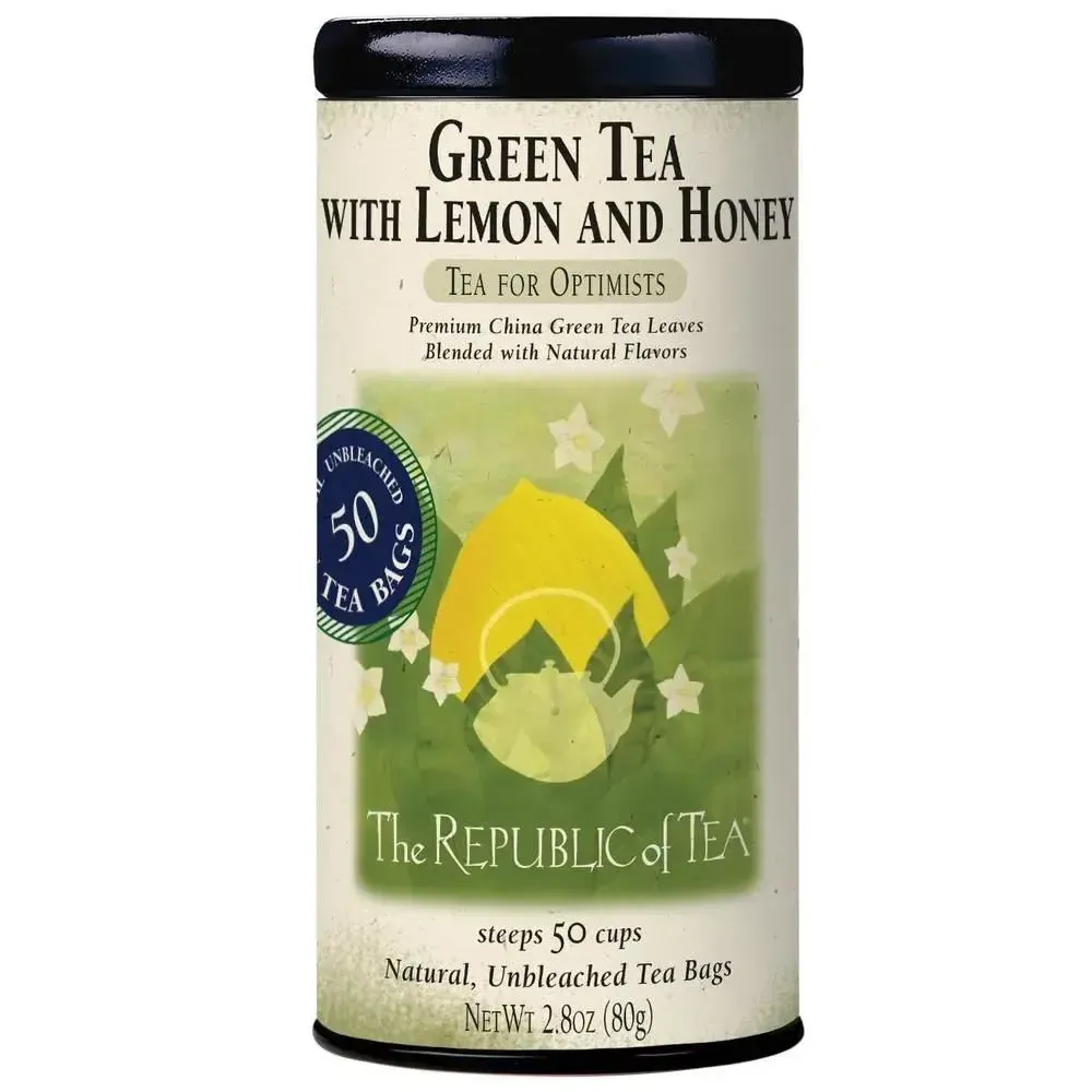 REPUBLIC OF TEA GREEN TEA W/ LEMON &amp; HONEY
