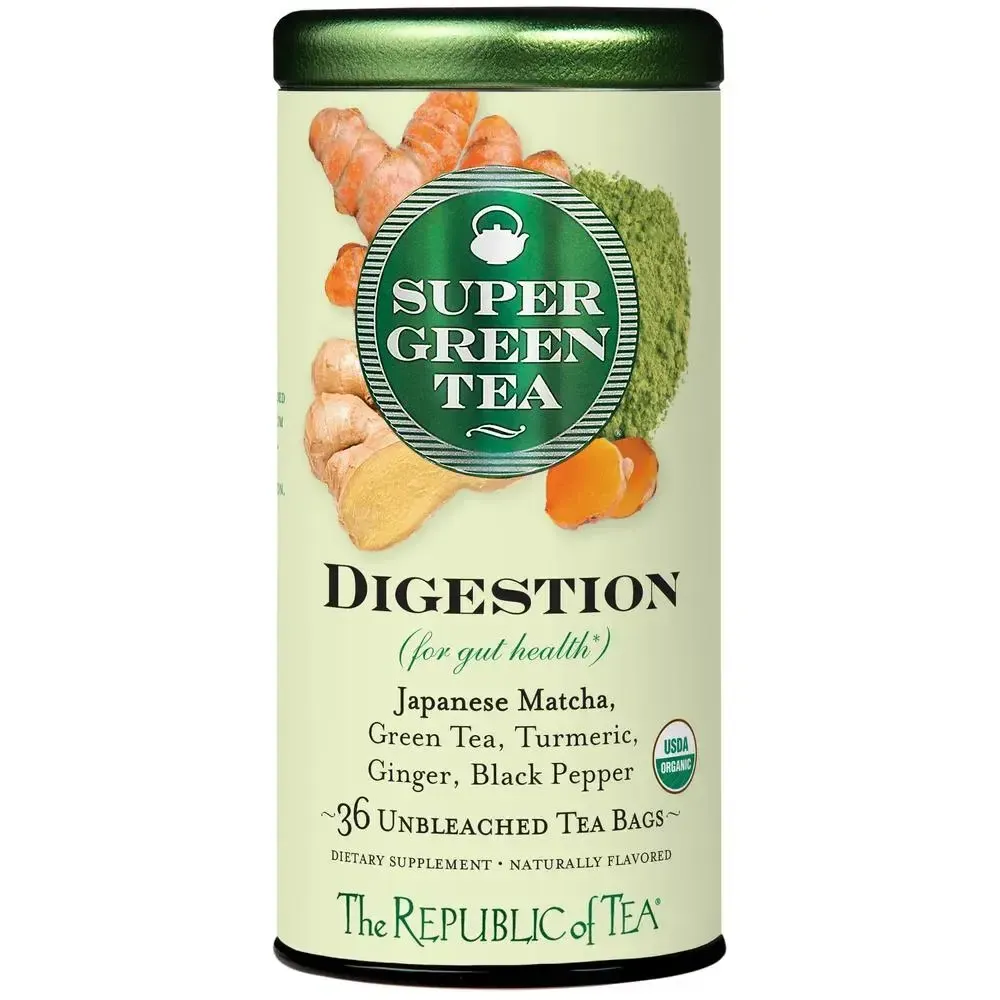 REPUBLIC OF TEA SUPER GREEN TEA DIGESTION