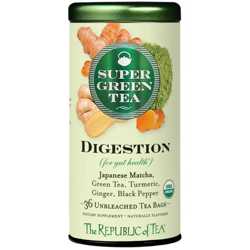 REPUBLIC OF TEA SUPER GREEN TEA DIGESTION
