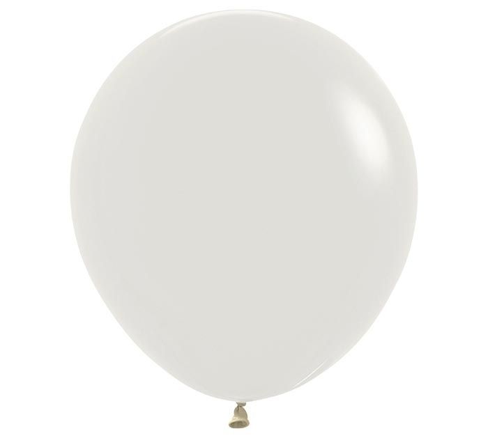 18" PASTEL DUSK CREAM 6 count