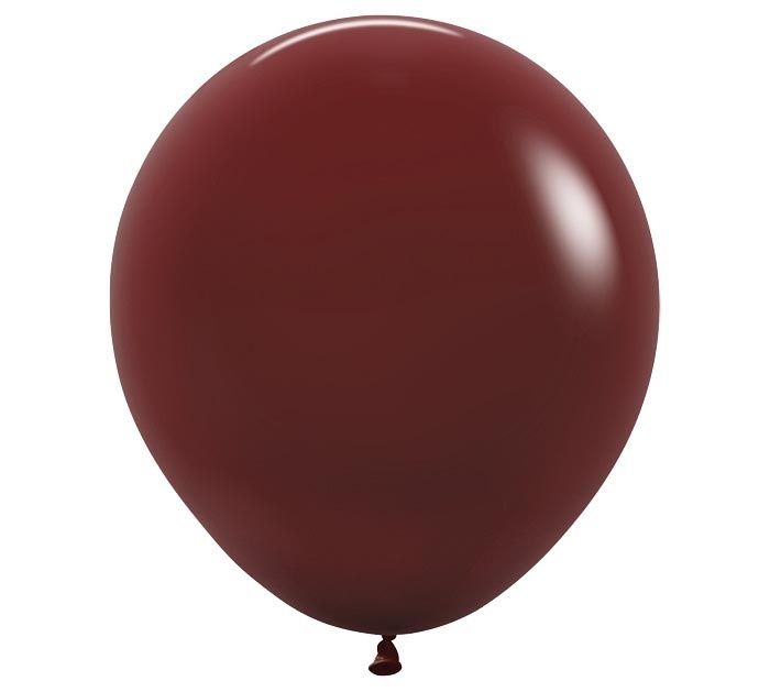 18" DELUXE MERLOT 6 count