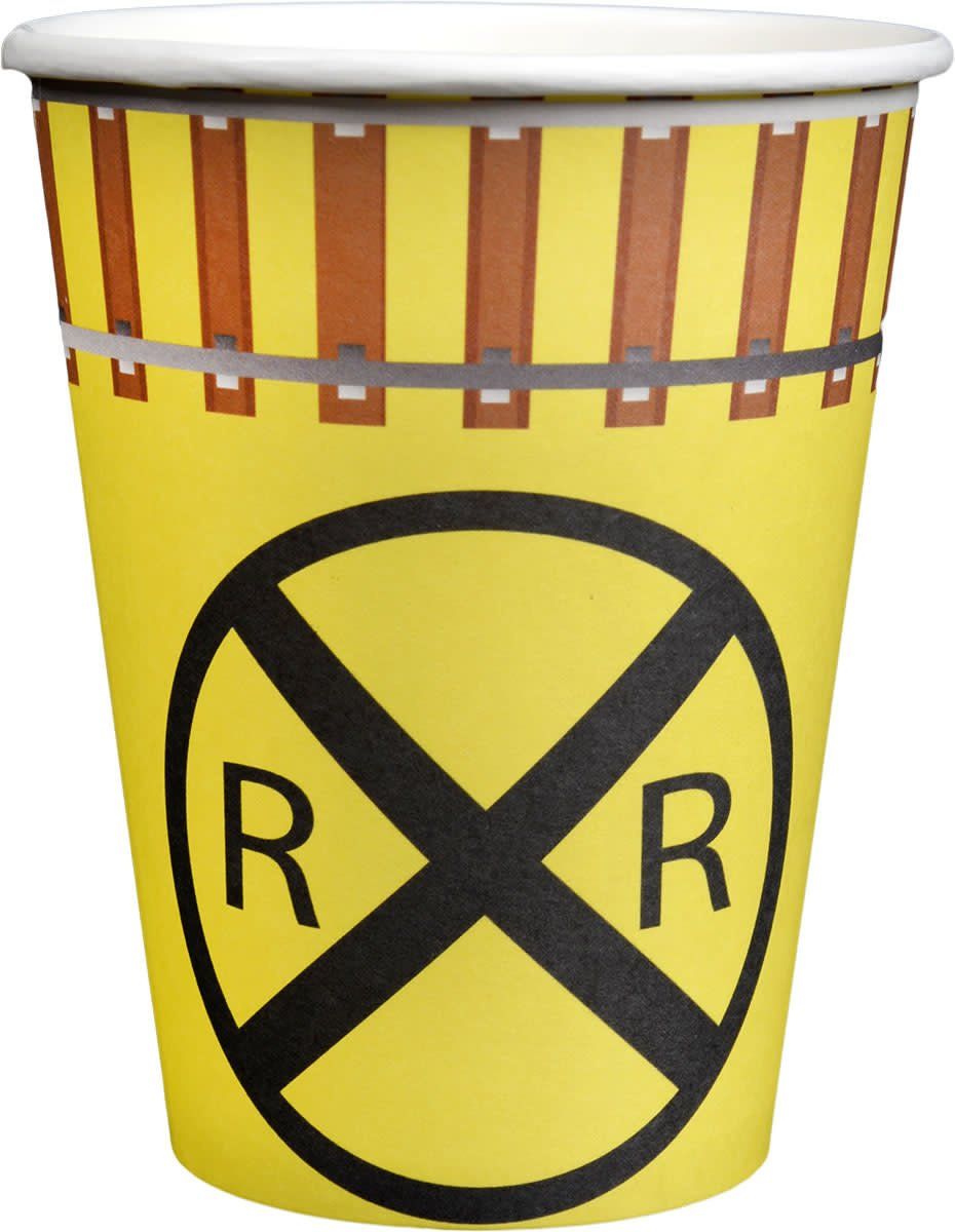 8CT 12oz RAILROAD CROSSING
