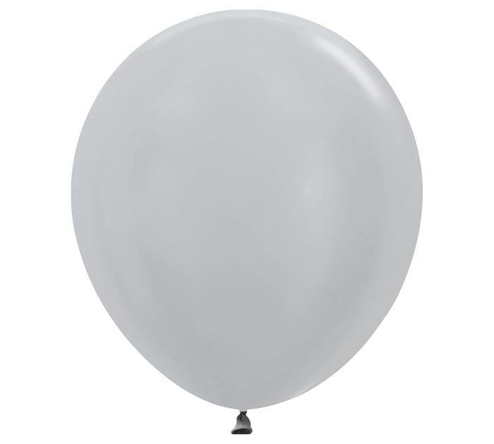 18" METALLIC SILVER 6 count