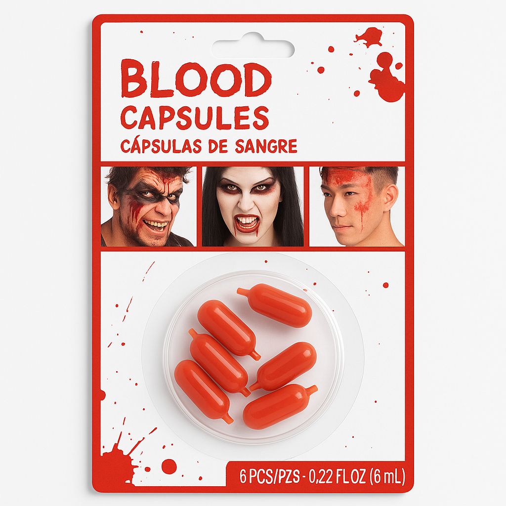 6CT RED BLOOD CAPSULES