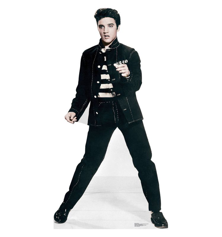 STAND-UP ELVIS JAILHOUSE ROCK