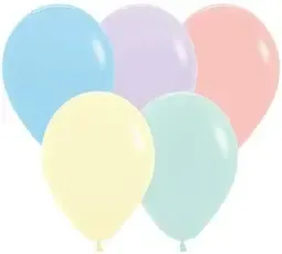 11" PASTEL MATTE ASSORTMENT-MELON 25 count