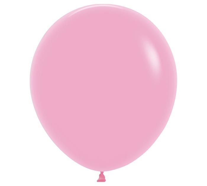 18" FASHION BUBBLE GUM PINK 6 count