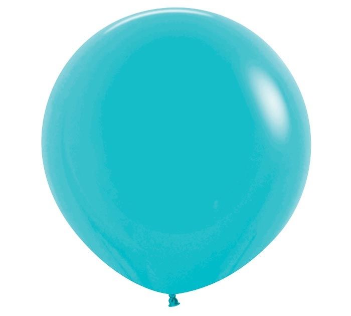 24" DELUXE TURQUOISE BLUE 3 count
