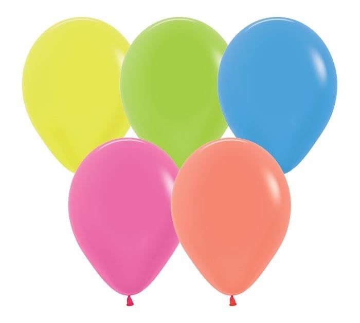 11" NEON ASSORTMENT 25 count