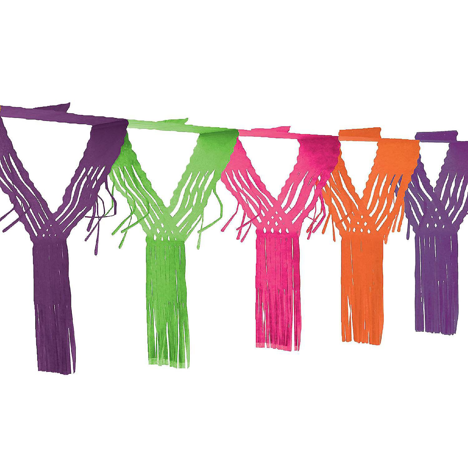 Drop Fringe Garland-12ft-Brights