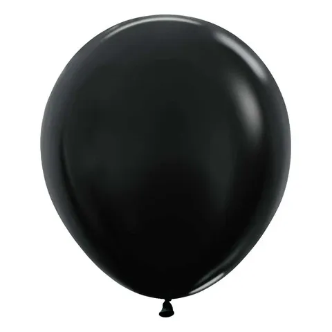 18" METALLIC BLACK 6 count