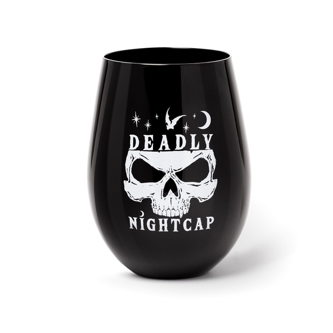 STEMLESS WINE GLASS DEADLY NIGHTCAP