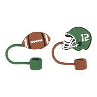 8CT STRAW COVERS FOOTBALL AND HELMET