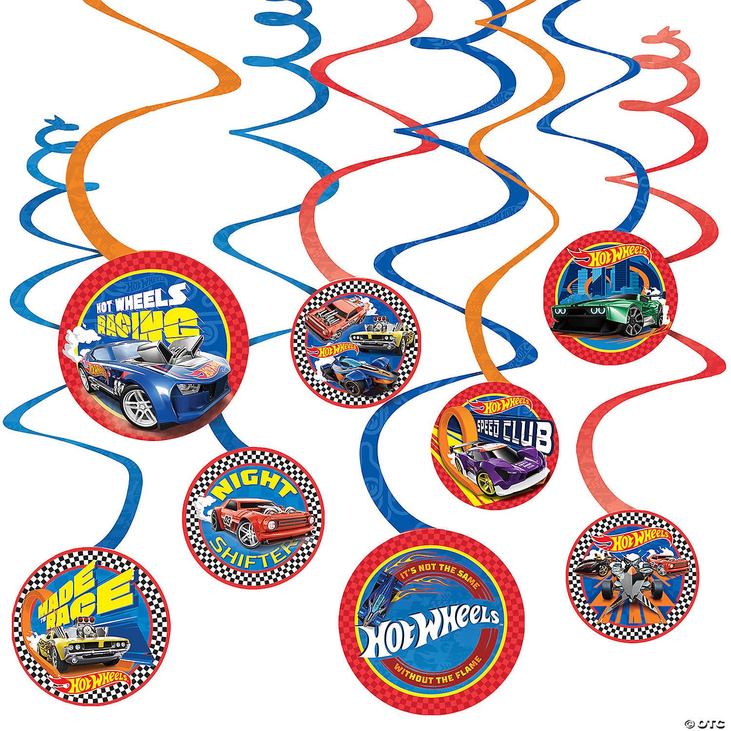 12ct SWIRLS HOT WHEELS