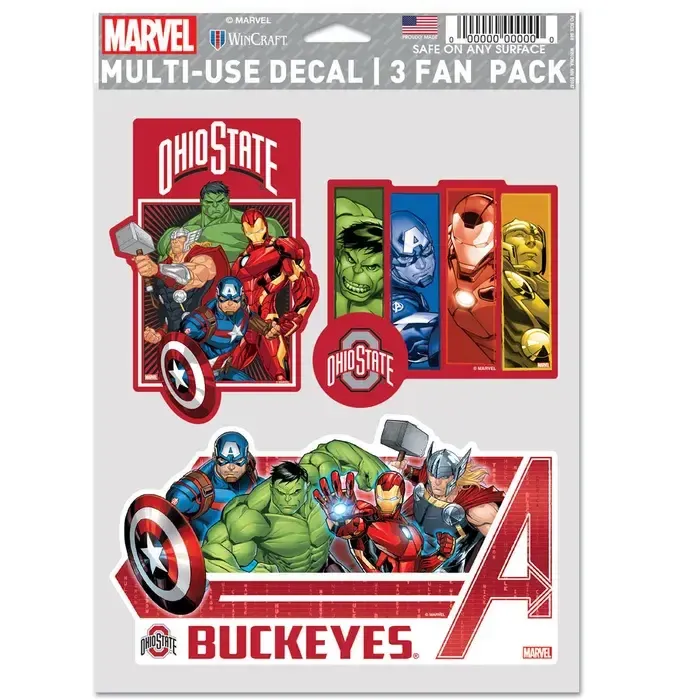 3CT DECAL OHIO STATE AVENGERS
