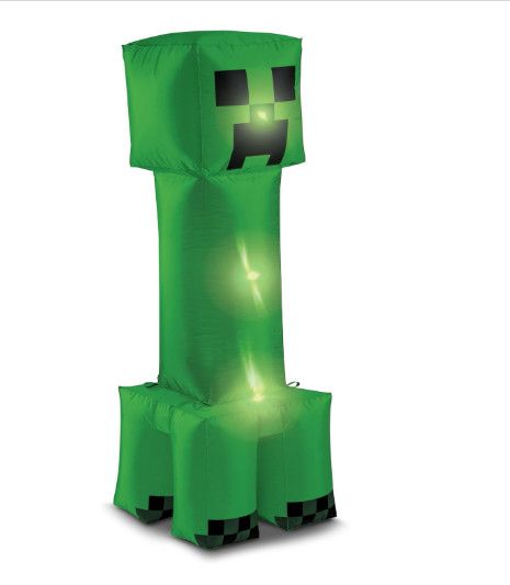 Minecraft Creeper Inflatable Decor 4 Ft